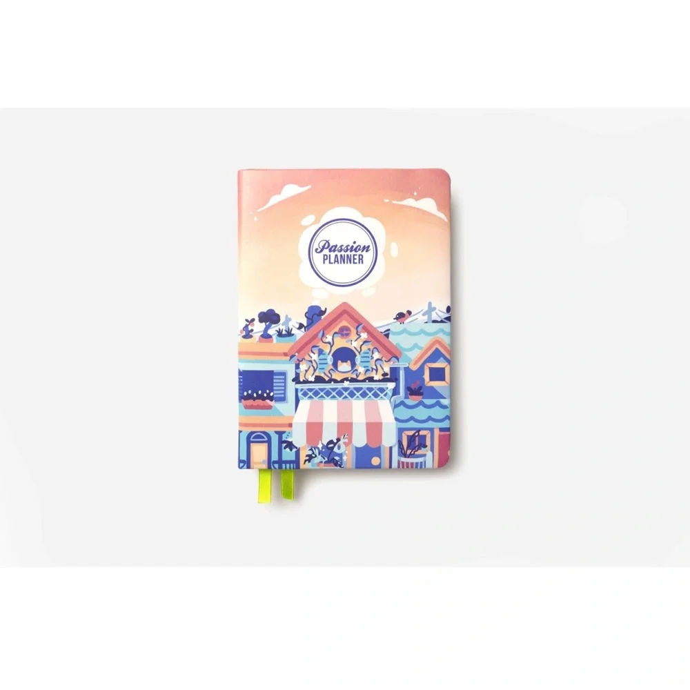 Passion Planner Hardcover Weekly Undated Planner Sunset Ave Small New In Package